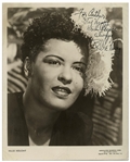 Billie Holiday 8'' x 10'' Signed Photo